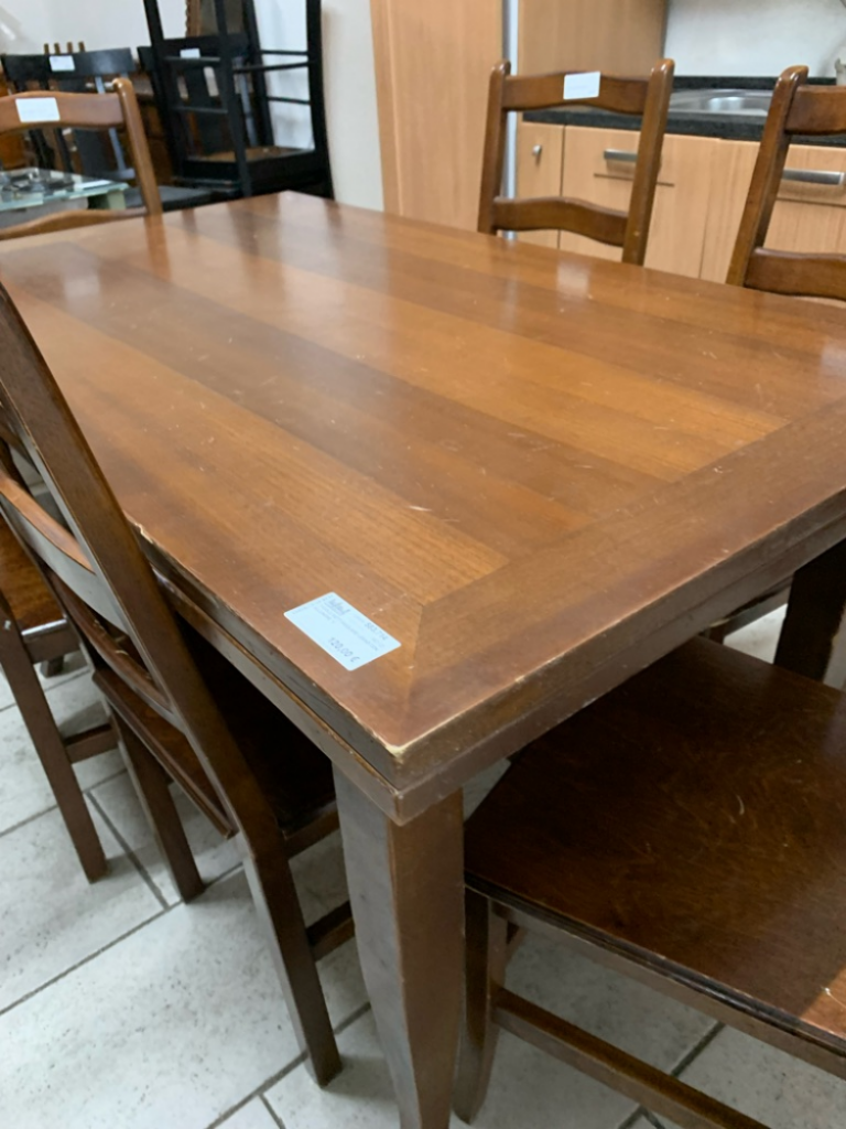 Mercatopoli TAVOLO RETTANGOLARE LEGNO CON ALLUNGHE V