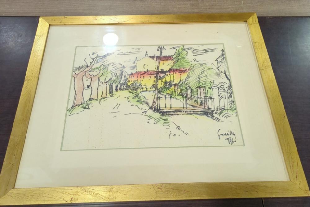 Mercatopoli Tecnica Mista In Cornice Imputabile A Mitri Ernesto 60 X 50