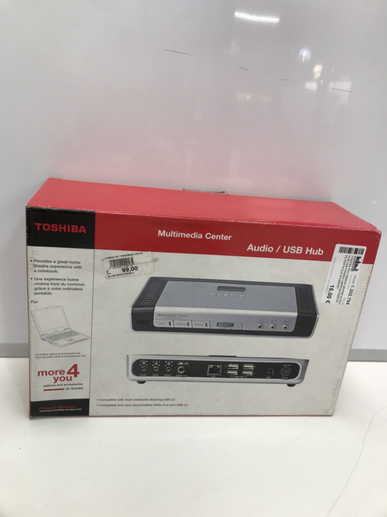 Mercatopoli Toshiba Multimedia Center Audio Hub USB PA3390U-1MPM Notebook PC portatile Ethernet