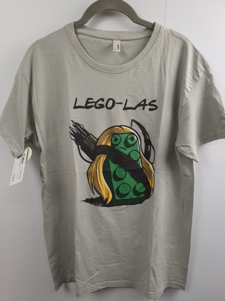 Mercatopoli Tshirt Grigia Stampa Lego Las Tg L Cotone