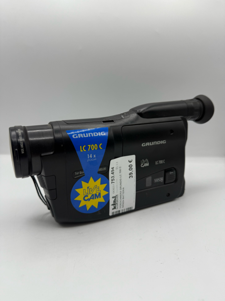 Mercatopoli Videocamera Grundig Lc 700 C Senza Batteria