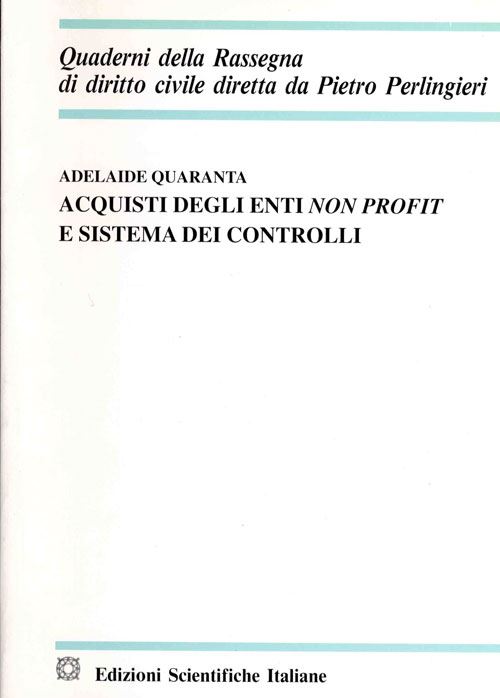 Hoepli ACQUISTI DEGLI ENTI NON PROFIT E SISTEMA DEI CONTROLLI