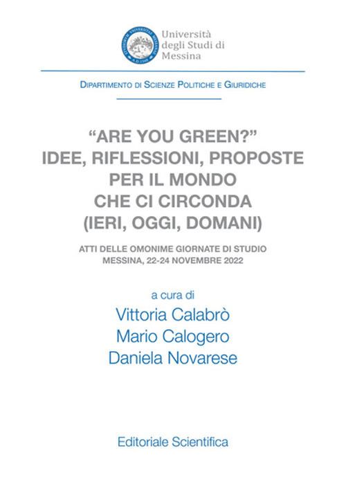Hoepli «ARE YOU GREEN?» Idee riflessioni proposte per il mondo che ci circonda