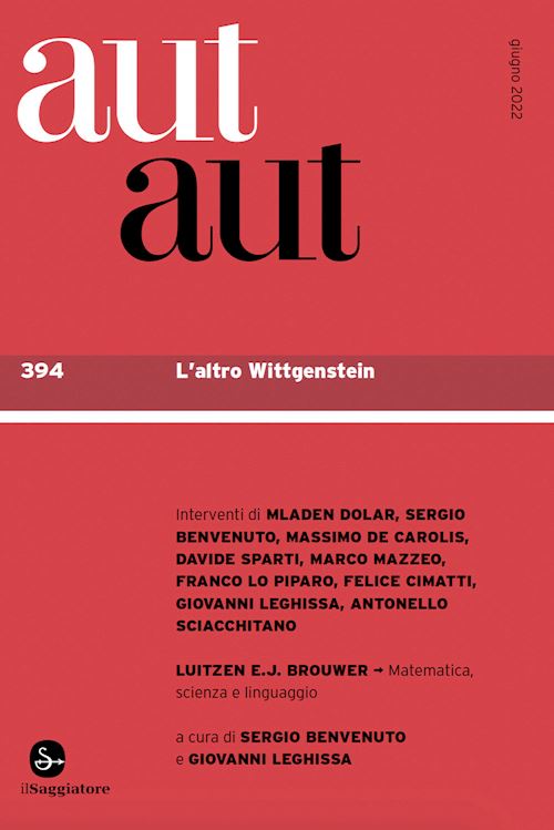 Hoepli AUT AUT. 394: L' ALTRO WITTGENSTEIN altro Wittgenstein L' Vol.394