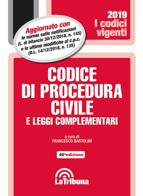 Hoepli CODICE DI PROCEDURA CIVILE e leggi complemengtari