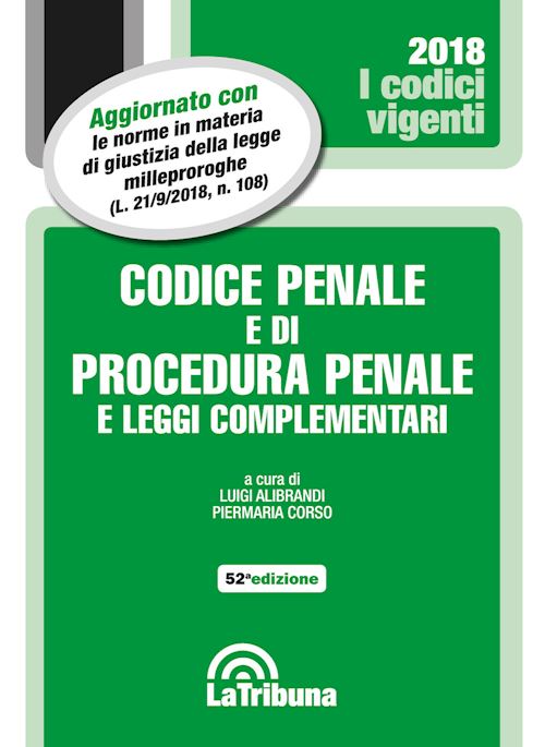 Hoepli CODICE PENALE E DI PROCEDURA PENALE e leggi complementari