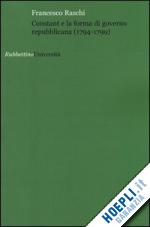 Hoepli Constant e la forma di governo repubblicana (1794-1799)