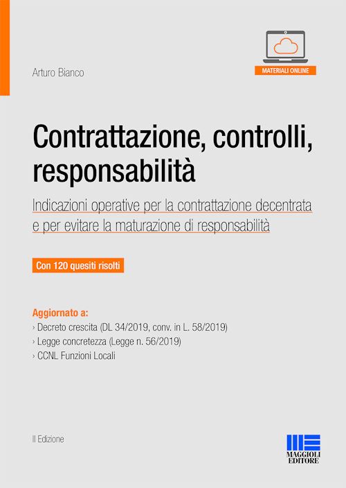 Hoepli CONTRATTAZIONE CONTROLLI RESPONSABILITA' INDICAZIONI OPERATIVE PER LA CONTRAT