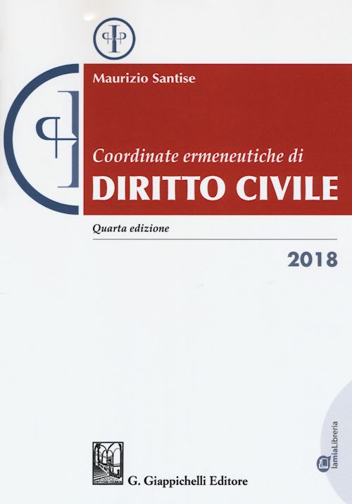 Hoepli COORDINATE ERMENEUTICHE DI DIRITTO CIVILE 2018