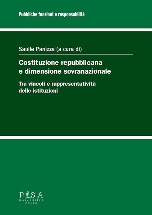 Hoepli COSTITUZIONE REPUBBLICANA E DIMENSIONE SOVRANAZIONALE