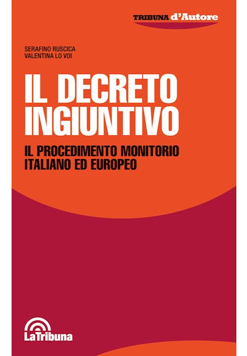 Hoepli DECRETO INGIUNTIVO Il Parlamento monitorio italiano ed europeo