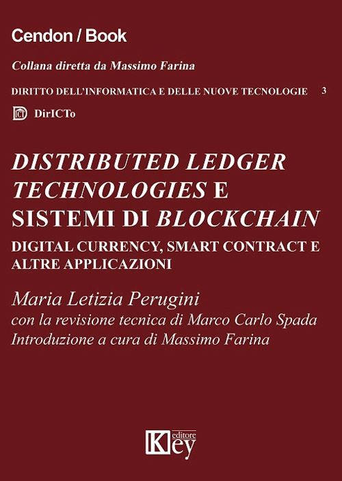 Hoepli DISTRIBUTED LEDGER TECHNOLOGIES E SISTEMI DI BLOCKCHAIN