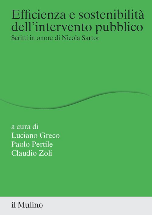 Hoepli EFFICIENZA E SOSTENIBILITA' DELL'INTERVENTO PUBBLICO. SCRITTI IN ONORE DI NICOLA