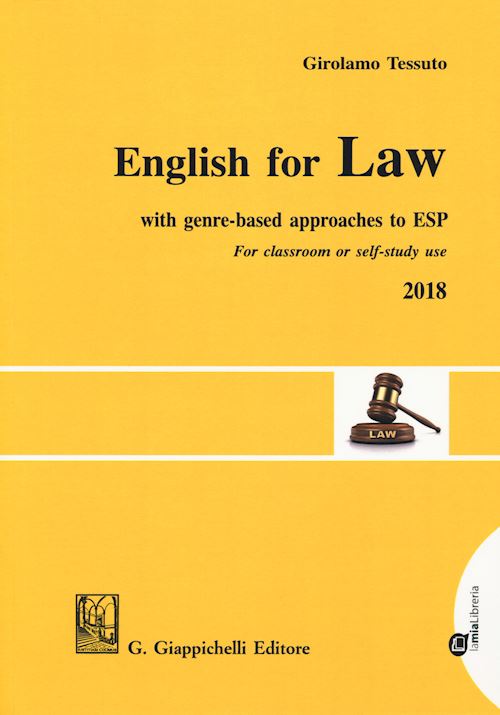 Hoepli ENGLISH FOR LAW with genre-based approaches to ESP