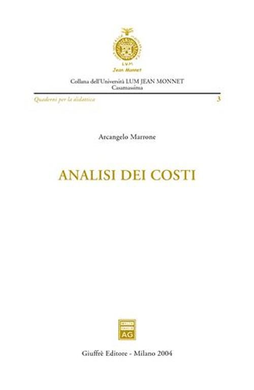 Hoepli Analisi dei costi