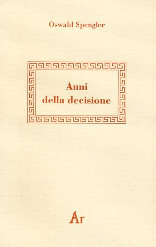 Hoepli ANNI DELLA DECISIONE