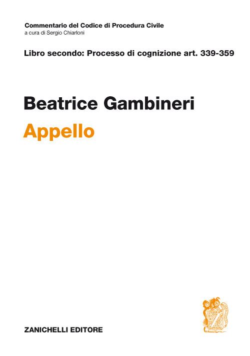 Hoepli APPELLO art. 339-359
