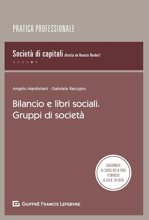 Hoepli BILANCIO E LIBRI SOCIALI. GRUPPI DI SOCIETA'