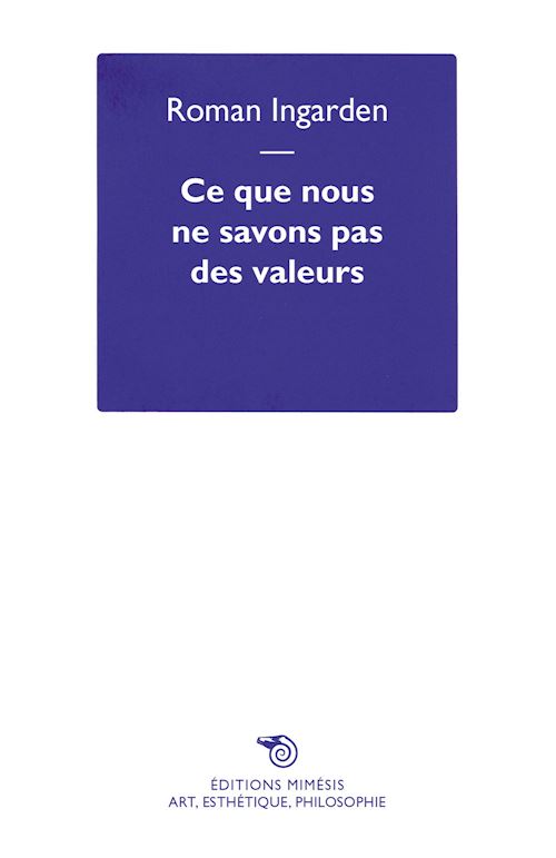 Hoepli Ce que nous ne savons pas des valeurs