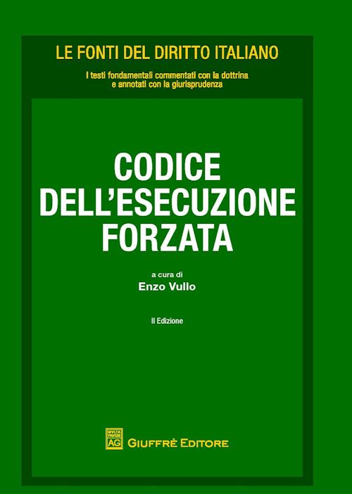 Hoepli CODICE DELL'ESECUZIONE FORZATA