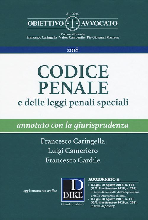 Hoepli CODICE PENALE e delle leggi penali speciali