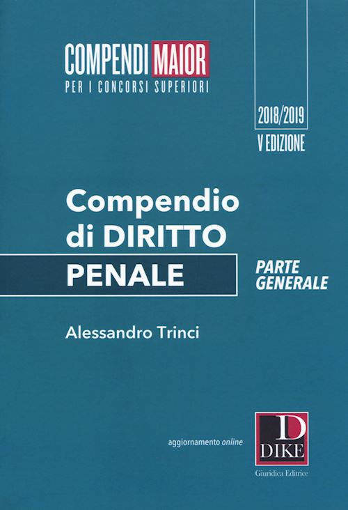 Hoepli COMPENDIO DI DIRITTO PENALE Paerte generale
