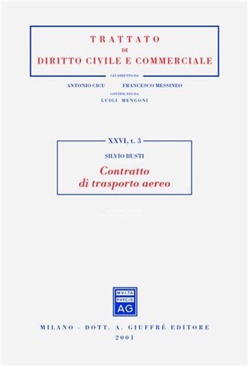 Hoepli Contratto di trasporto aereo