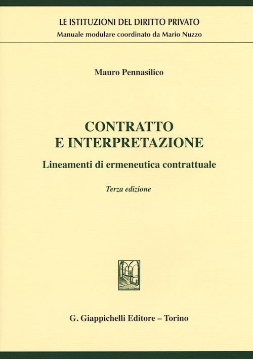 Hoepli CONTRATTO E INTERPRETAZIONE
