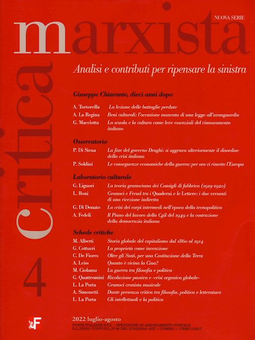 Hoepli Critica marxista (2022). Vol. 4