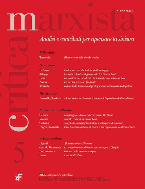 Hoepli Critica marxista (2022). Vol. 5