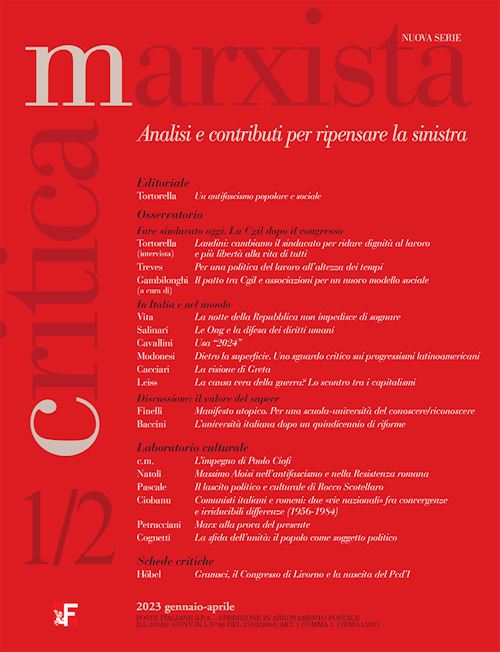 Hoepli Critica marxista (2023). Vol. 1-2