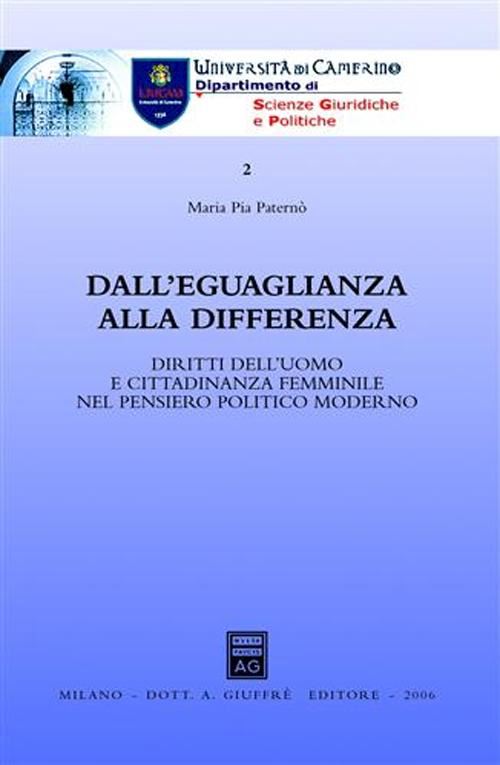 Hoepli Dall'eguaglianza alla differenza