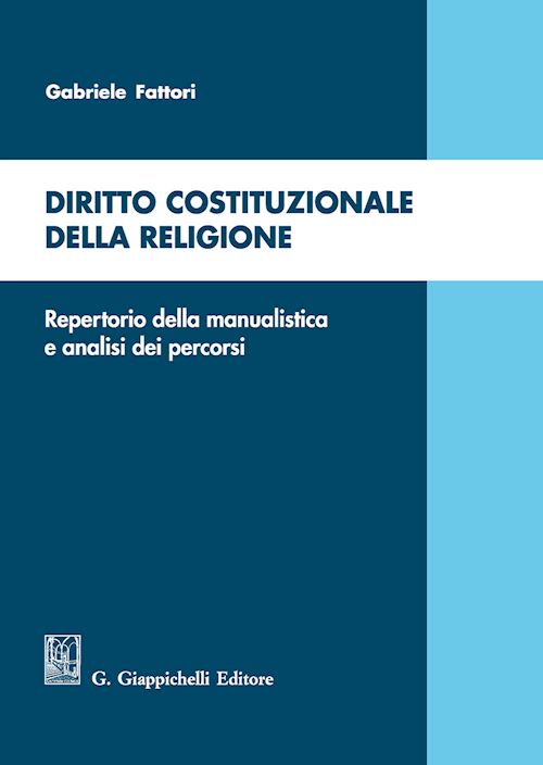 Hoepli DIRITTO COSTITUZIONALE DELLA RELIGIONE