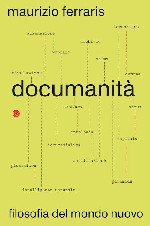 Hoepli DOCUMANITA' FILOSOFIA DEL MONDO NUOVO