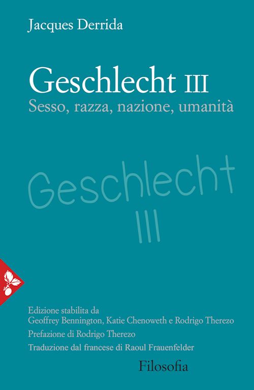 Hoepli GESCHLECHT III. SESSO RAZZA NAZIONE UMANITA'