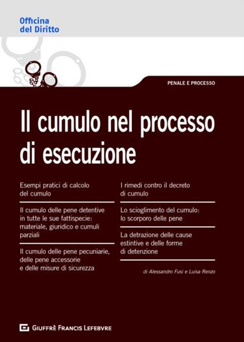 Hoepli IL CUMULO NEL PROCESSO DI ESECUZIONE