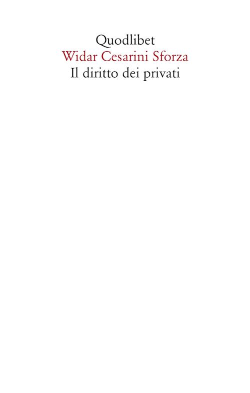 Hoepli IL DIRITTO DEI PRIVATI