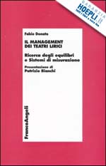 Hoepli IL MANAGEMENT DEI TEATRI LIRICI