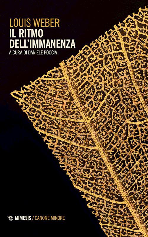 Hoepli IL RITMO DELL'IMMANENZA