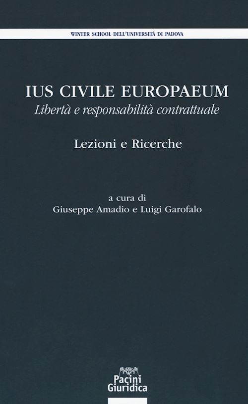 Hoepli IUS CIVILE EUROPAEUM Lezioni e ricerche