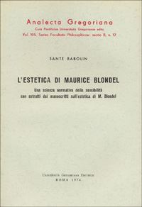 Hoepli L'ESTETICA DI MAURICE BLONDEL