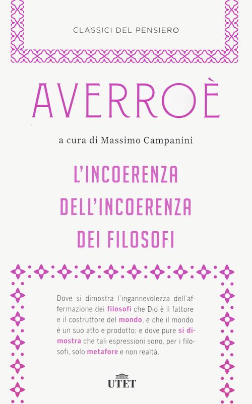 Hoepli L'INCOERENZA DELL'INCOERENZA DEI FILOSOFI