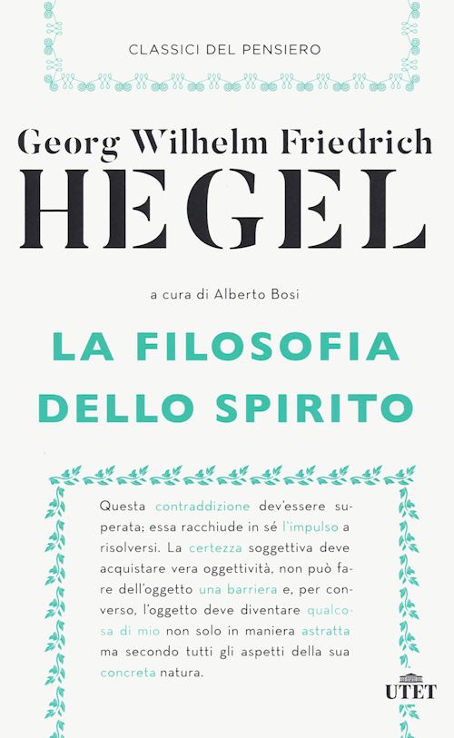 Hoepli LA FILOSOFIA DELLO SPIRITO. NUOVA EDIZ