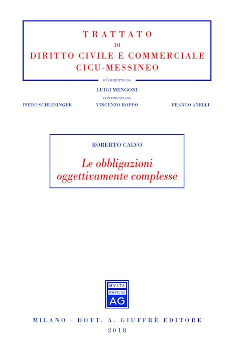 Hoepli LE OBBLIGAZIONI OGGETTIVAMENTE COMPLESSE