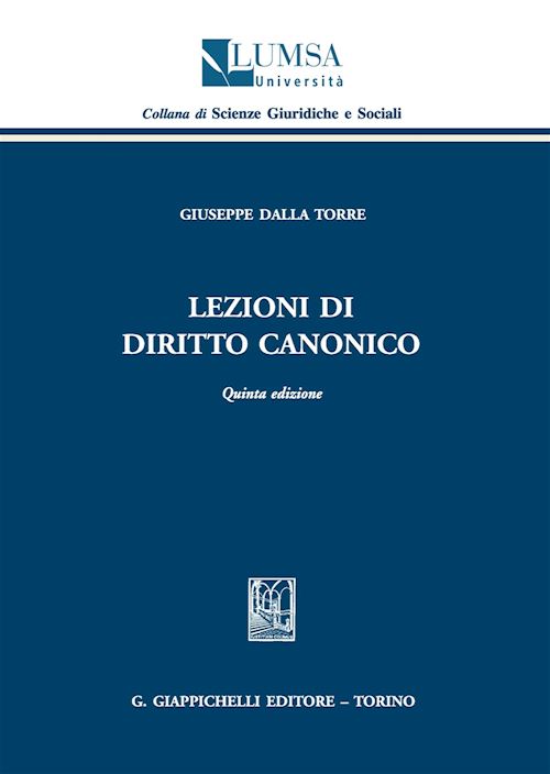 Hoepli LEZIONI DI DIRITTO CANONICO