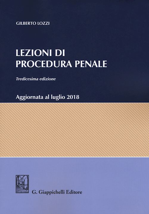Hoepli LEZIONI DI PROCEDURA PENALE