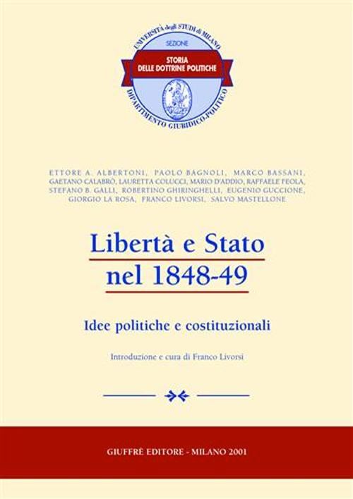 Hoepli Liberta' e Stato nel 1848-49