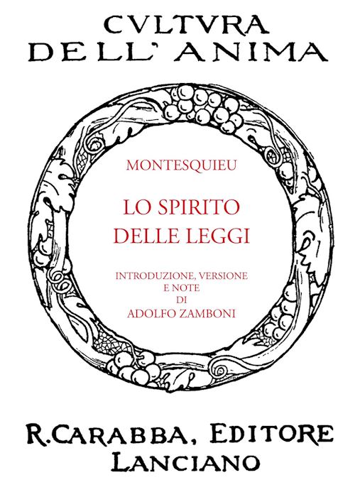Hoepli Lo spirito delle leggi