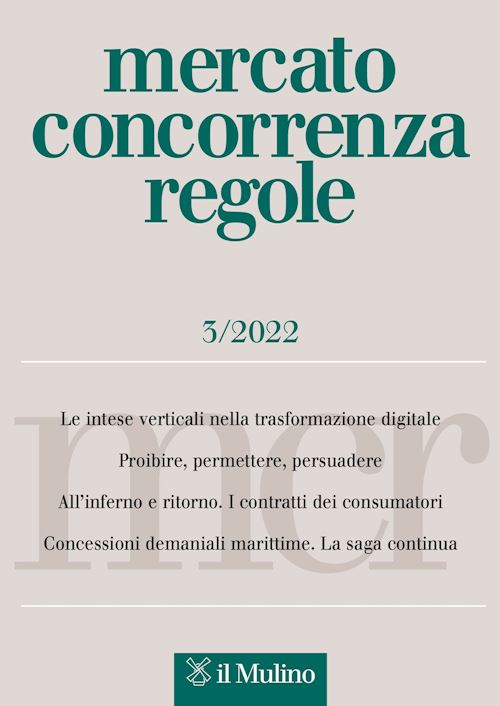 Hoepli Mercato concorrenza regole (2022). Vol. 3