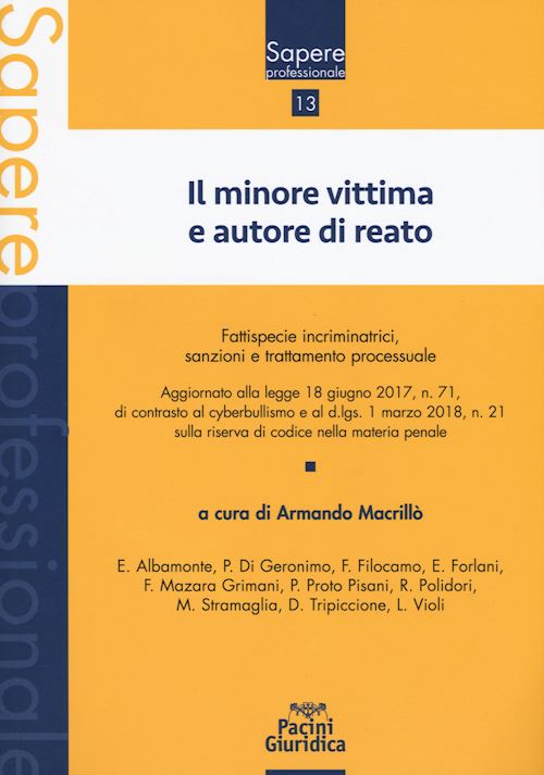Hoepli MINORE VITTIMA E AUTORE DI REATO
